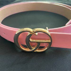 Dupe GG pink belt